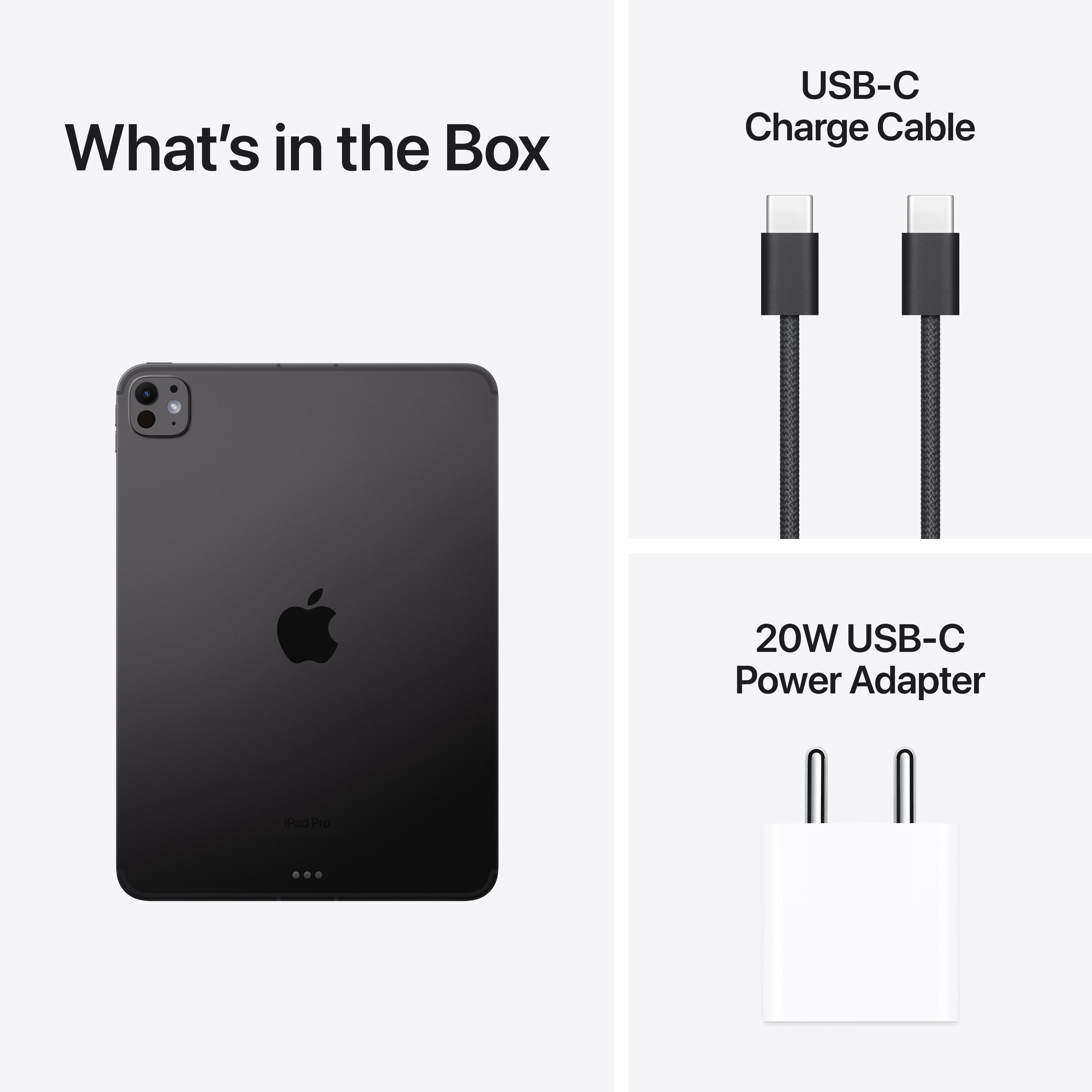 11-inch iPad Pro Wi-Fi + Cellular 2TB Standard Glass - Space Black