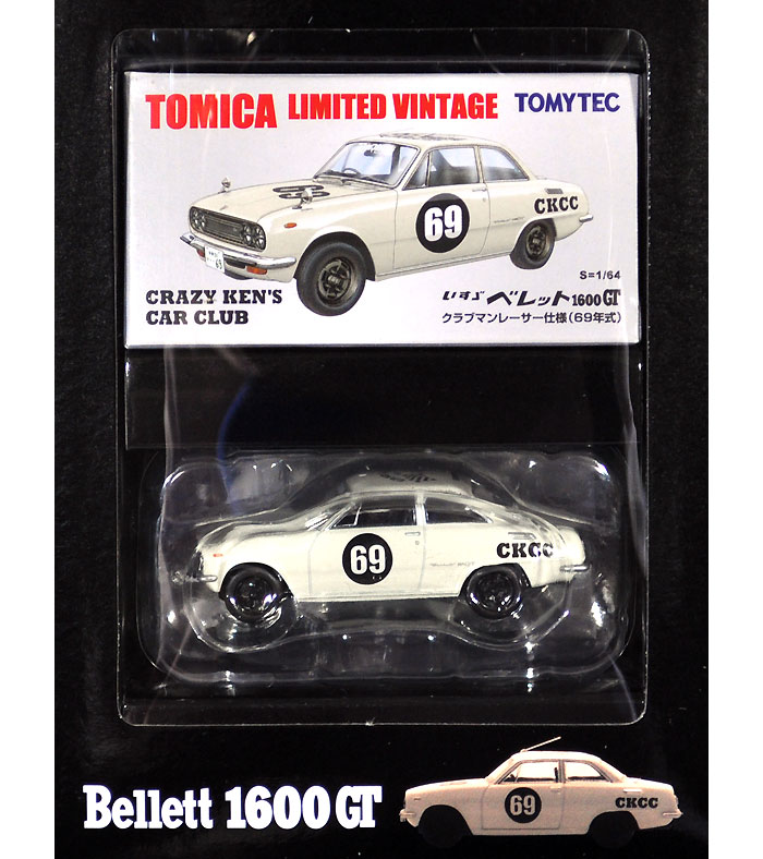 トミーテック いすゞ ベレット 1600GT クラブマンレーサー仕様 (1969年