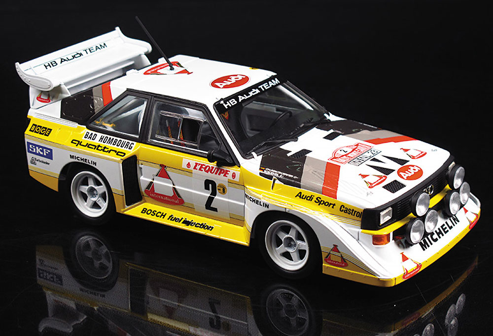 1/24 カーモデル アウディ スポーツ クワトロ S1 E2 '86 モンテカルロ