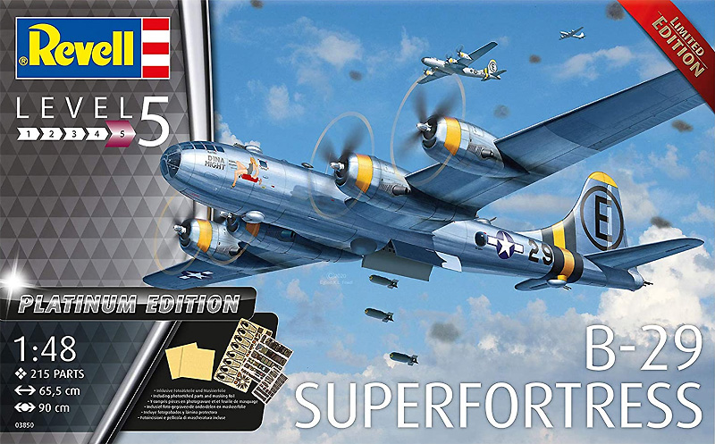 1/48 飛行機モデル B-29 フライングフォートレス プラチナエディション