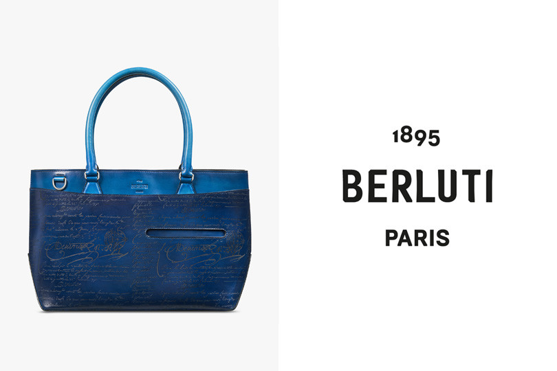 Berluti ネイビー レザー ノベルティグッズ Berluti ネイビー レザー