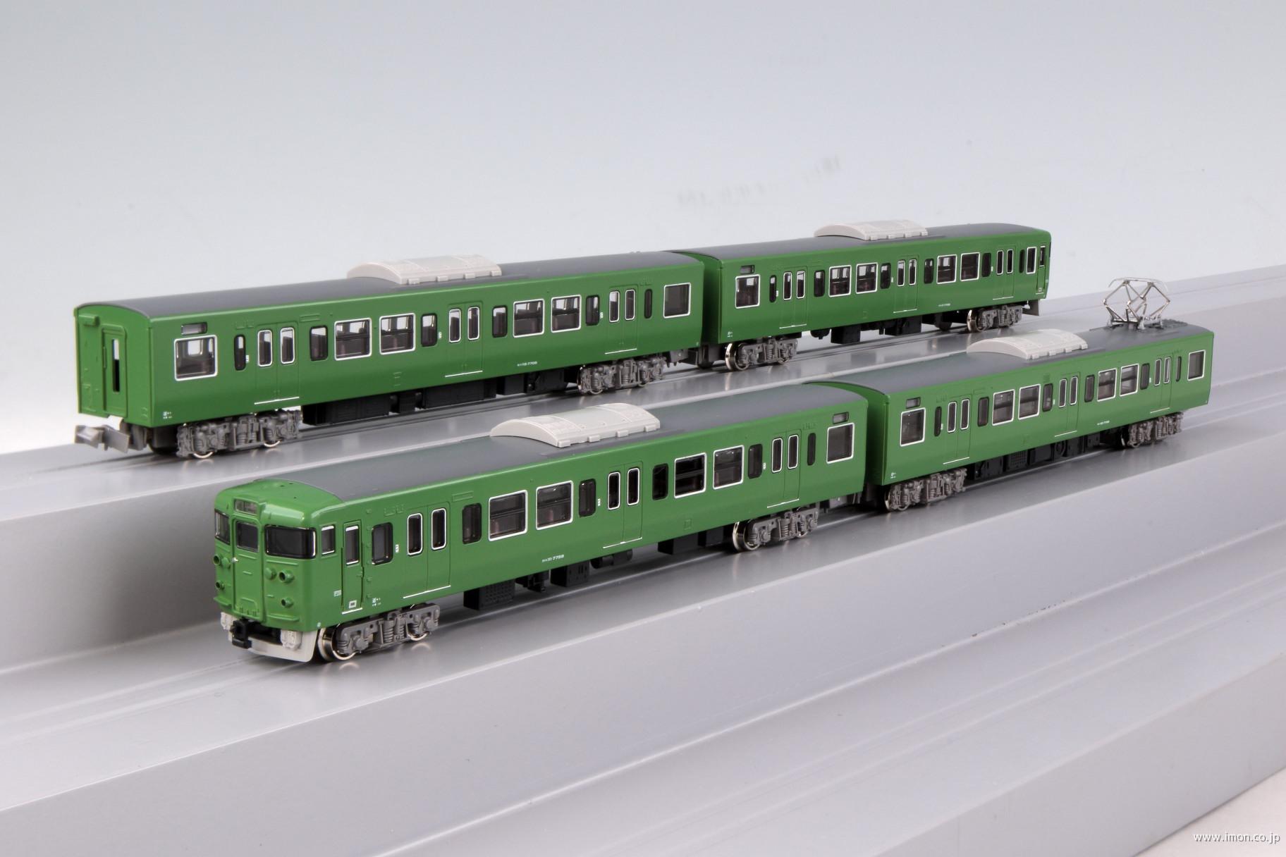 113系7700番台（40N・京都地域色・L16編成）増結4両