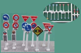 2521 道路標識 塗装済 | 鉄道模型店 Models IMON