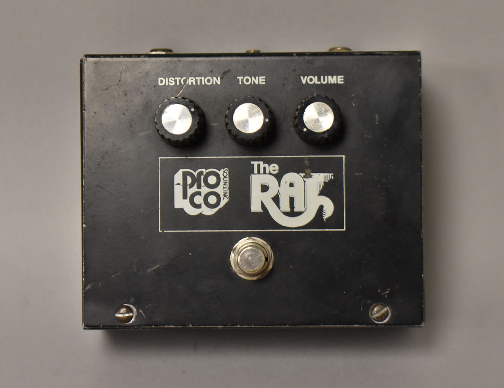 1978 Pro Co Rat V1 Big Box Distortion Fringe Logo – Imperial
