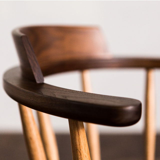 回転ダイニングチェア ナガノインテリア REAL DC341-0W – 家具の