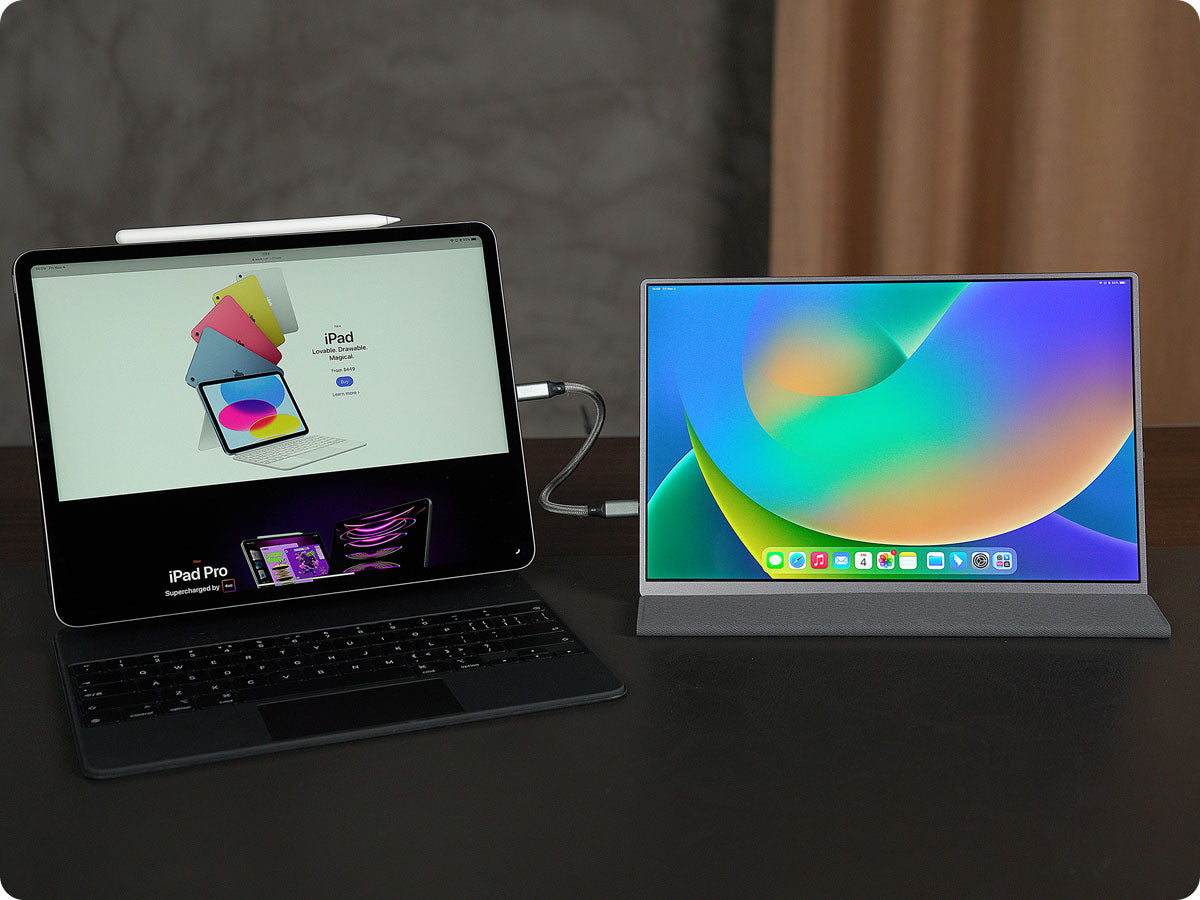 Intehill 4K Portable Monitor for Laptop and mini PC, 13.4 inch U13NA