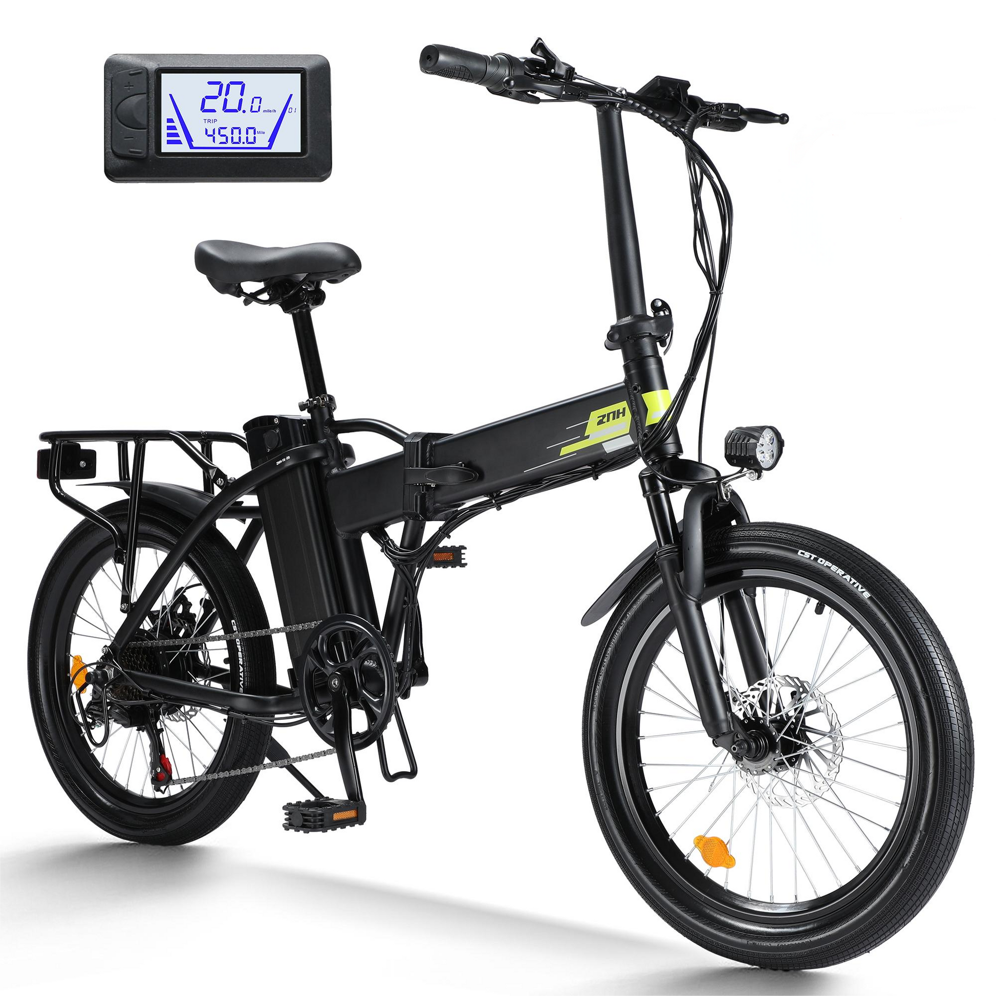 ZNH Foldable Electric Bike for Adults, 500W Motor, 20