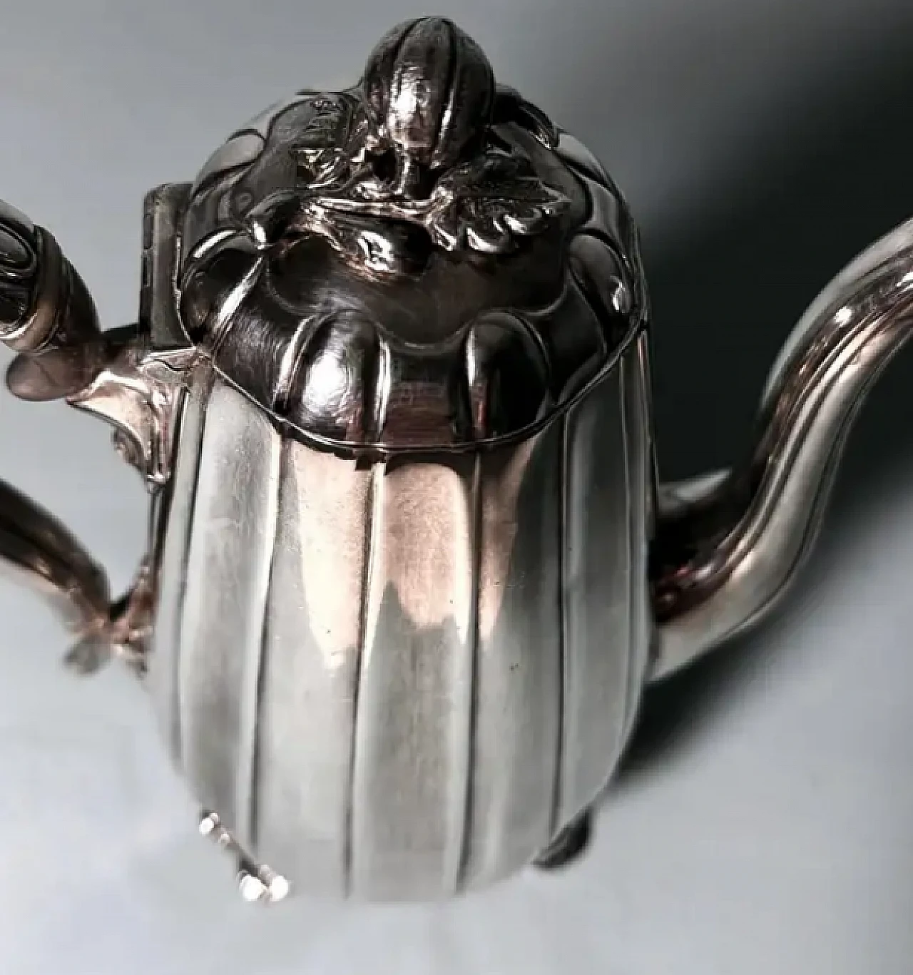 Silver-plated teapot by James Dixon & Sons, late 19th century