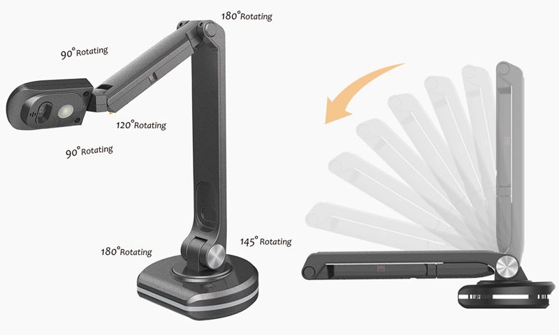 Buy Joyusing V500S Ultra-Portable Document Camera for Home, Office