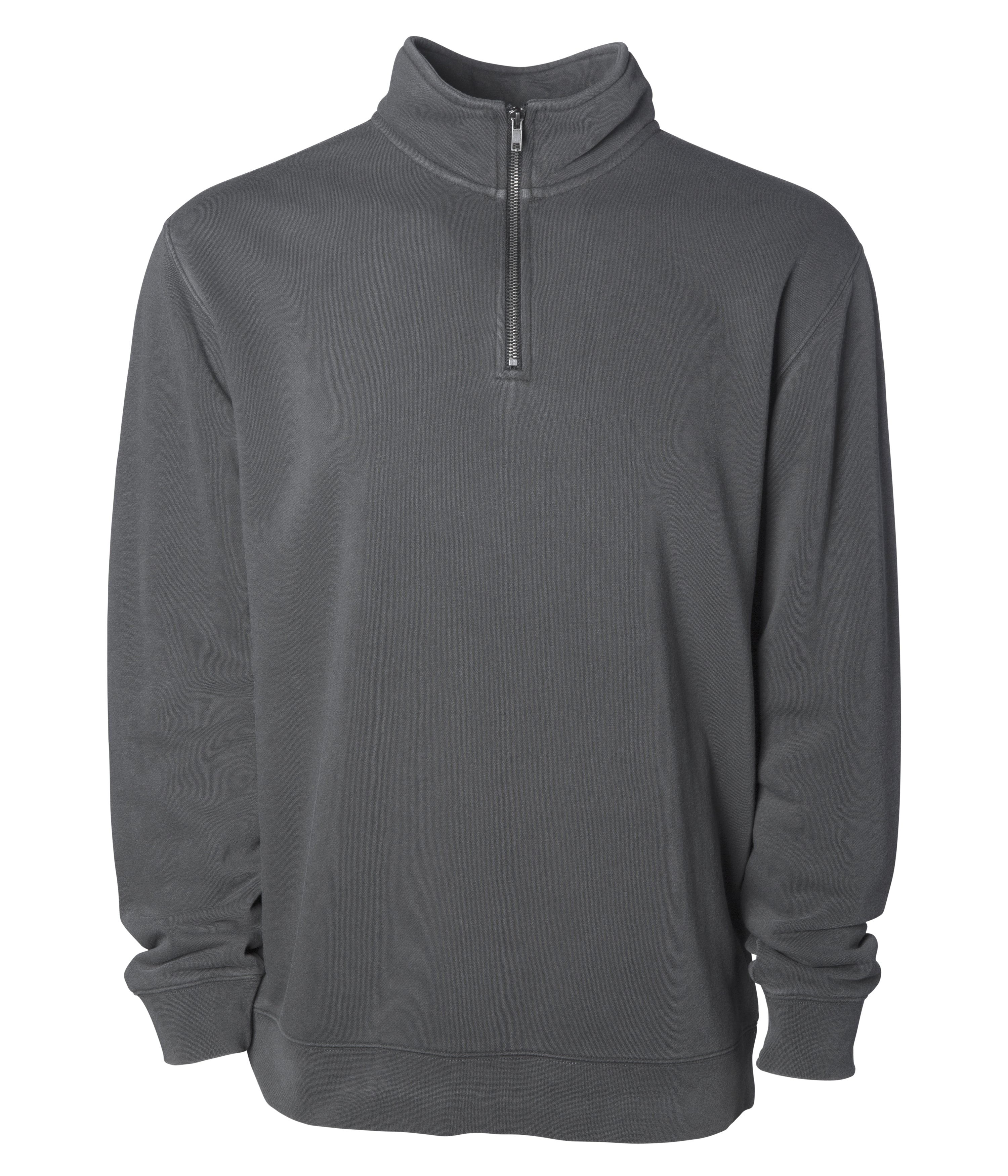 9oz. Unisex Midweight Pigment Dye Quarter Zip | Independent