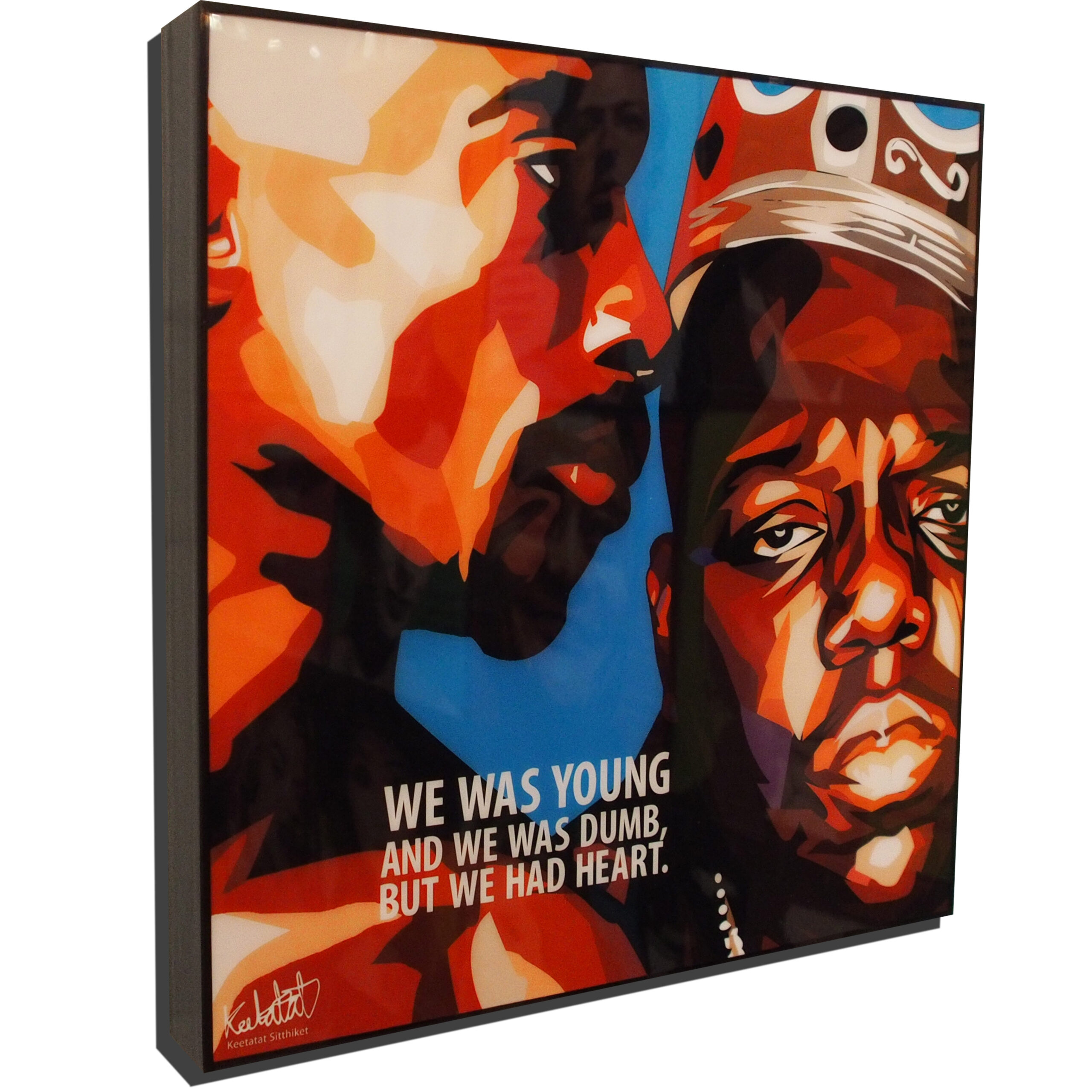 Tupac Shakur & Biggie Smalls Pop Art Poster - Infamous Inspiration