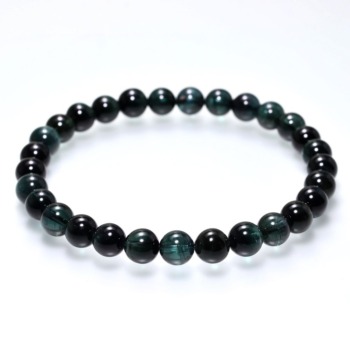 高品質++]スーパーセブンブレスレット/レッド系（約5.5mm玉・レピ