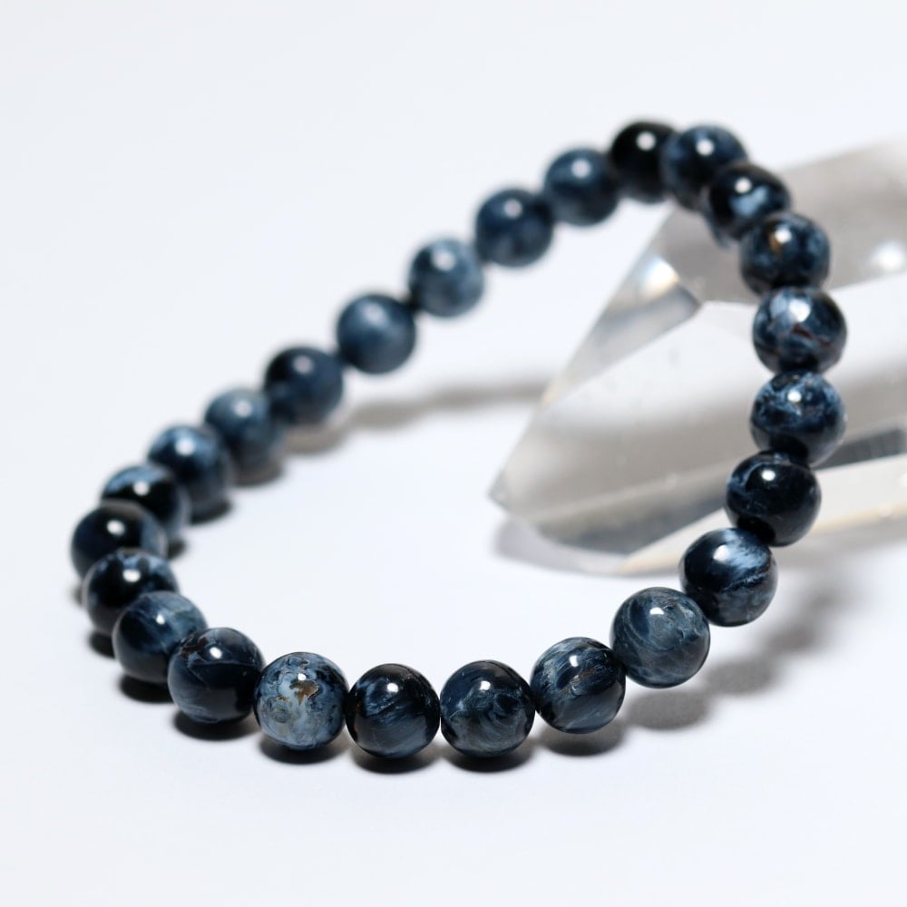 高品質++]ブルーピーターサイトブレスレット（約7mm玉） - 埼玉県吉川