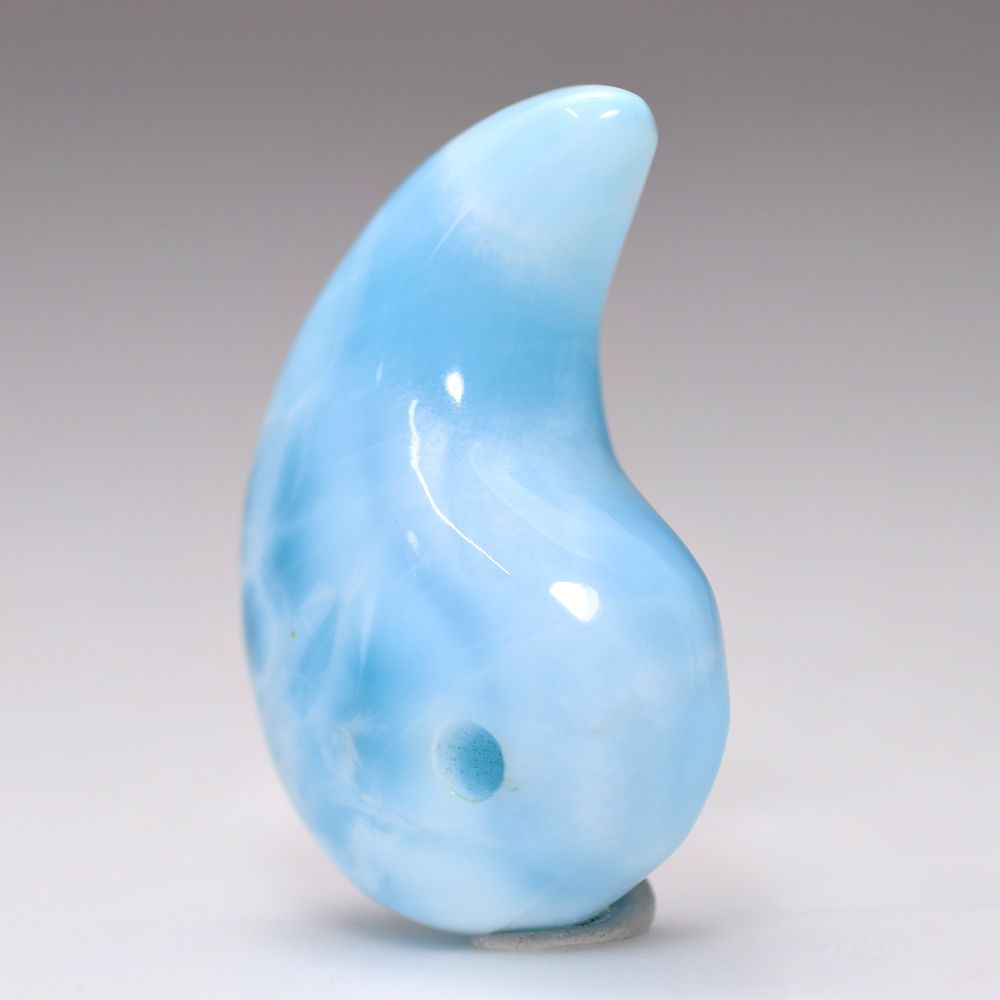 高品質] ラリマー勾玉 - 埼玉県吉川市の天然石専門店・水晶