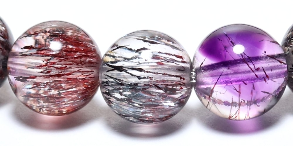 高品質++]ミックススーパーセブンブレスレット（約7mm玉） - 埼玉県