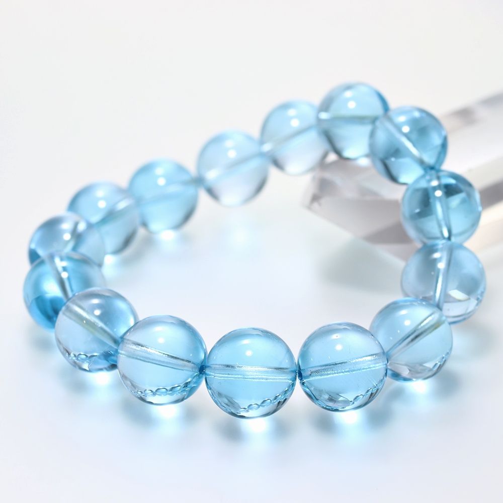 極上品質！トップクォリティ]スイスブルートパーズブレスレット（約