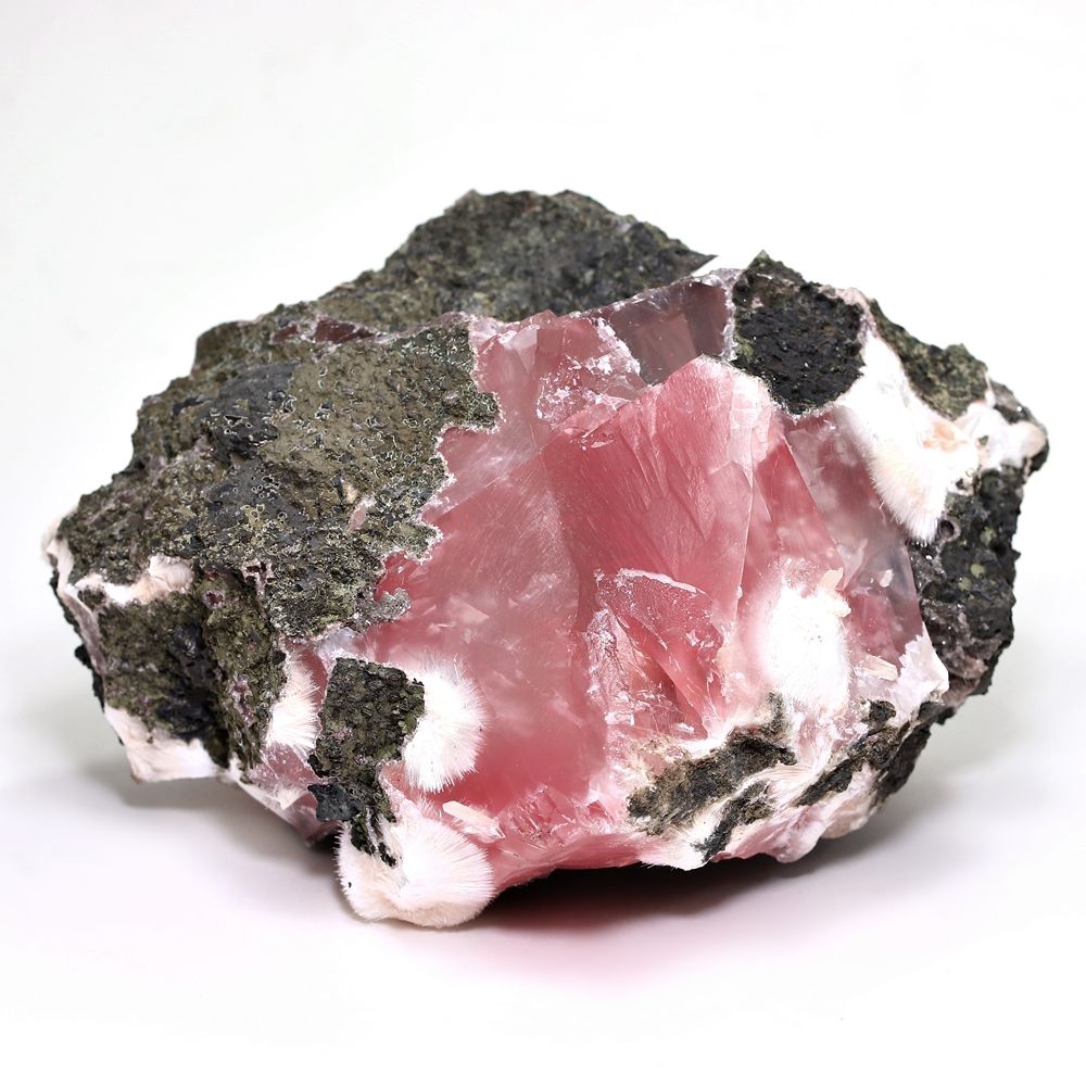 激レア！]インド/マハラシュトラ州産レッドカルサイト原石/メソライト