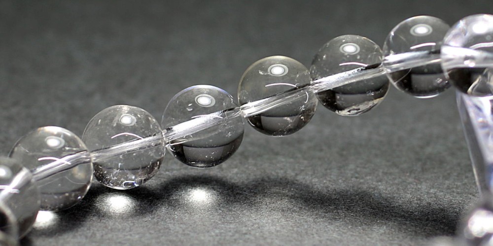 ガネッシュヒマール産]ヒマラヤ水晶ブレスレット（約10mm/手磨き・高