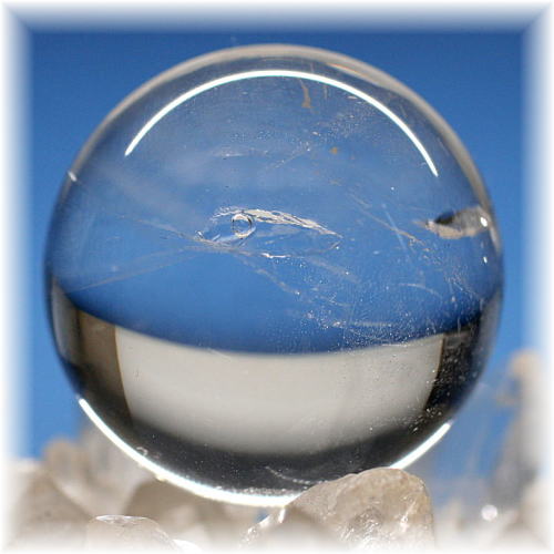 マダガスカル産]水入り水晶丸玉/スフィア - 埼玉県吉川市の天然石専門