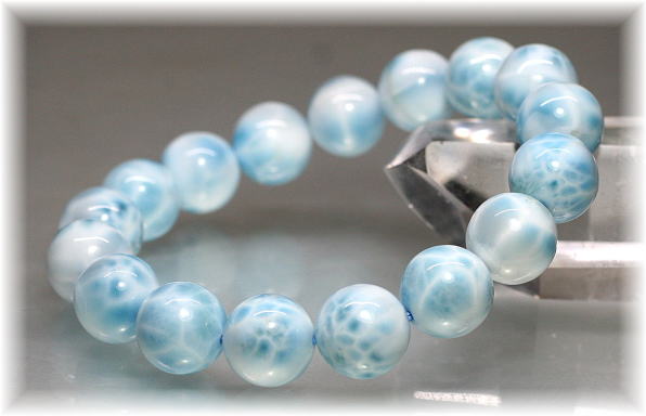 ラリマーブレスレット（約12mm玉） - 埼玉県吉川市の天然石専門店