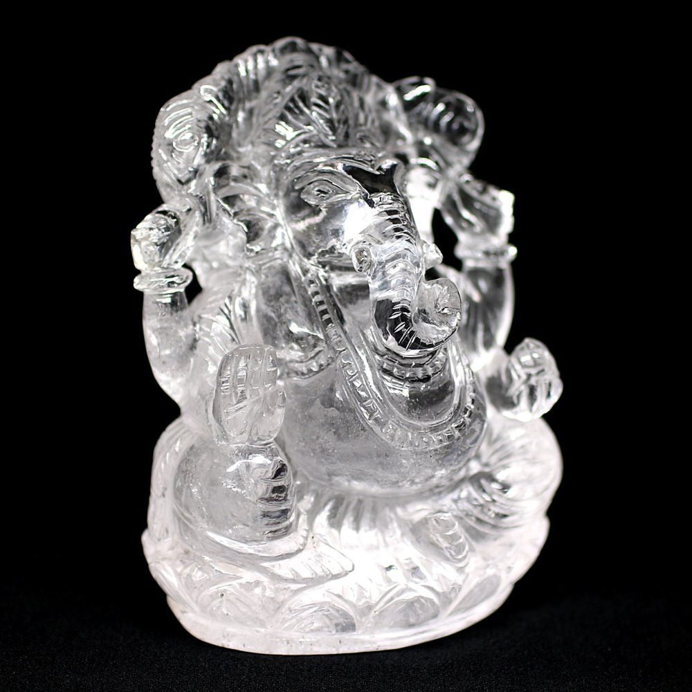 インド産]ヒマラヤ水晶ガネーシャ像（高さ約10cm） - 埼玉県吉川市の