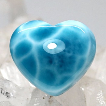 高品質++]ドミニカ共和国産ラリマールース（ハート型） - 埼玉県吉川市