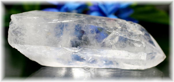 ブラジル産]ライトニングクォーツ原石ナチュラルポイント - 埼玉県吉川