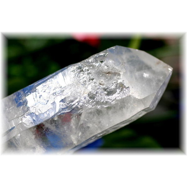 ブラジル産]ライトニングクォーツ原石ナチュラルポイント - 埼玉県吉川