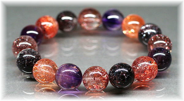 最高品質]スーパーセブンブレスレット（約13mm玉） - 埼玉県吉川市の