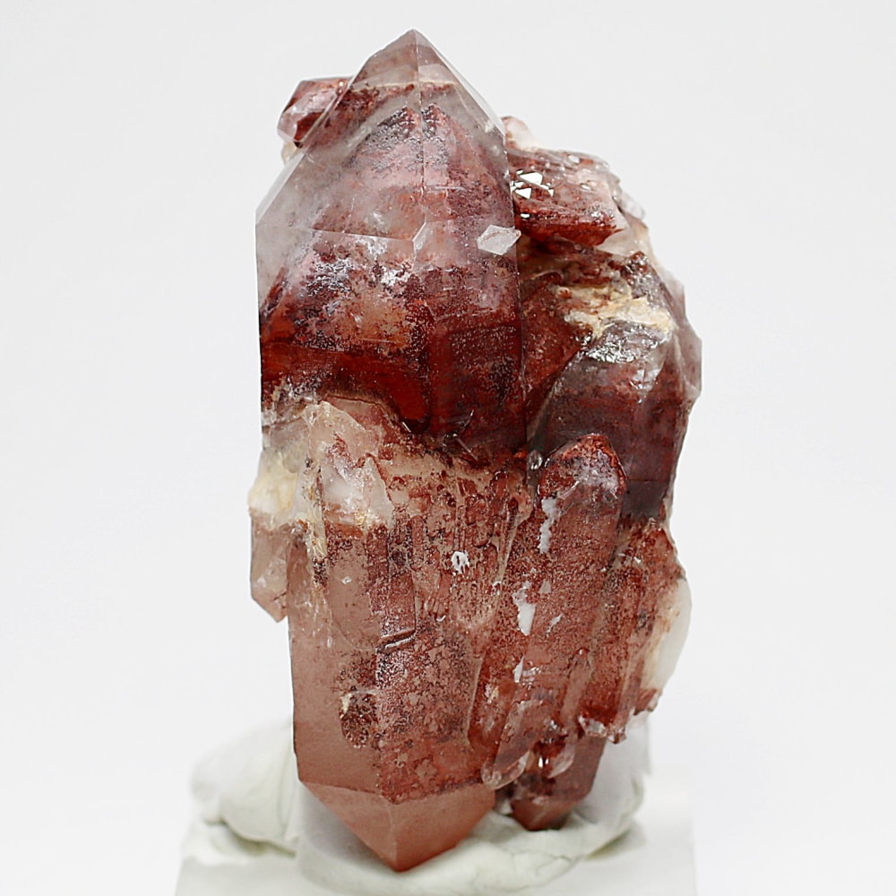 高品質]ナミビア/オレンジリバー産レッドファントムクォーツクラスター