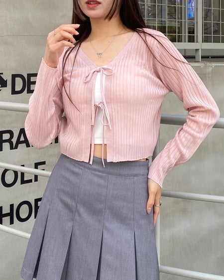 シアーリボンニットカーディガン｜INGNI(イング) 公式通販｜INGNI STORE