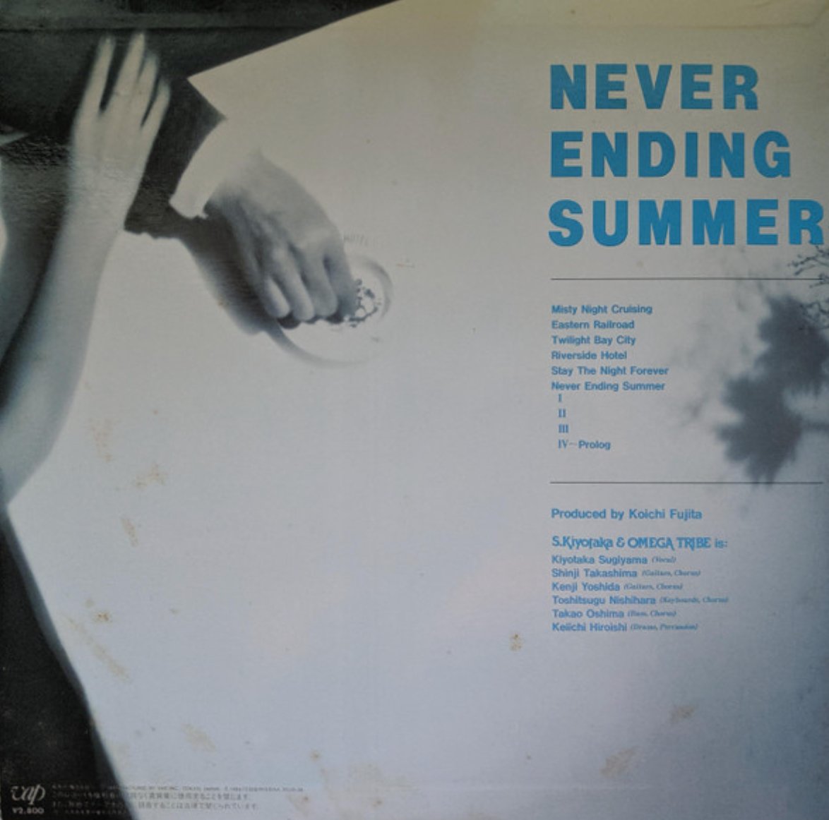 S. Kiyotaka & Omega Tribe - Never Ending Summer (Japan Import