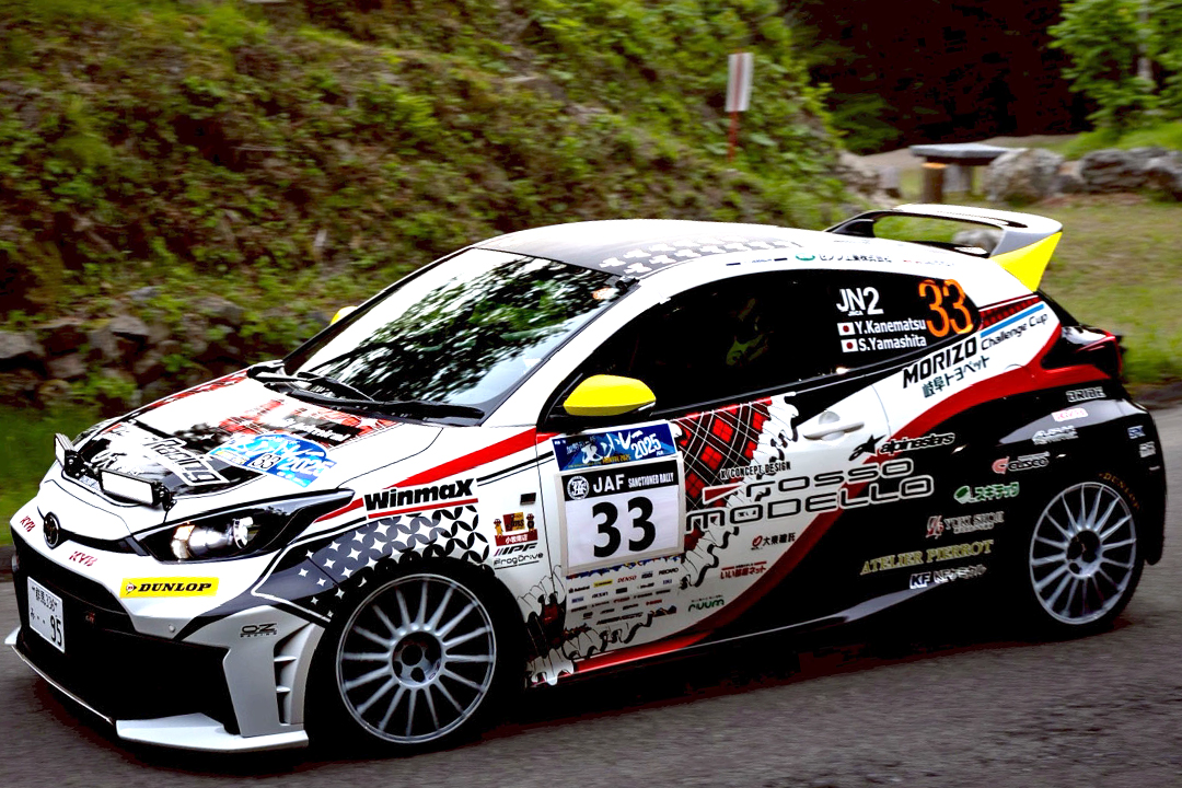 全日本ラリー選手権第4戦 加勢裕二杯 MONTRE 2025 ロッソモデロ 大東建