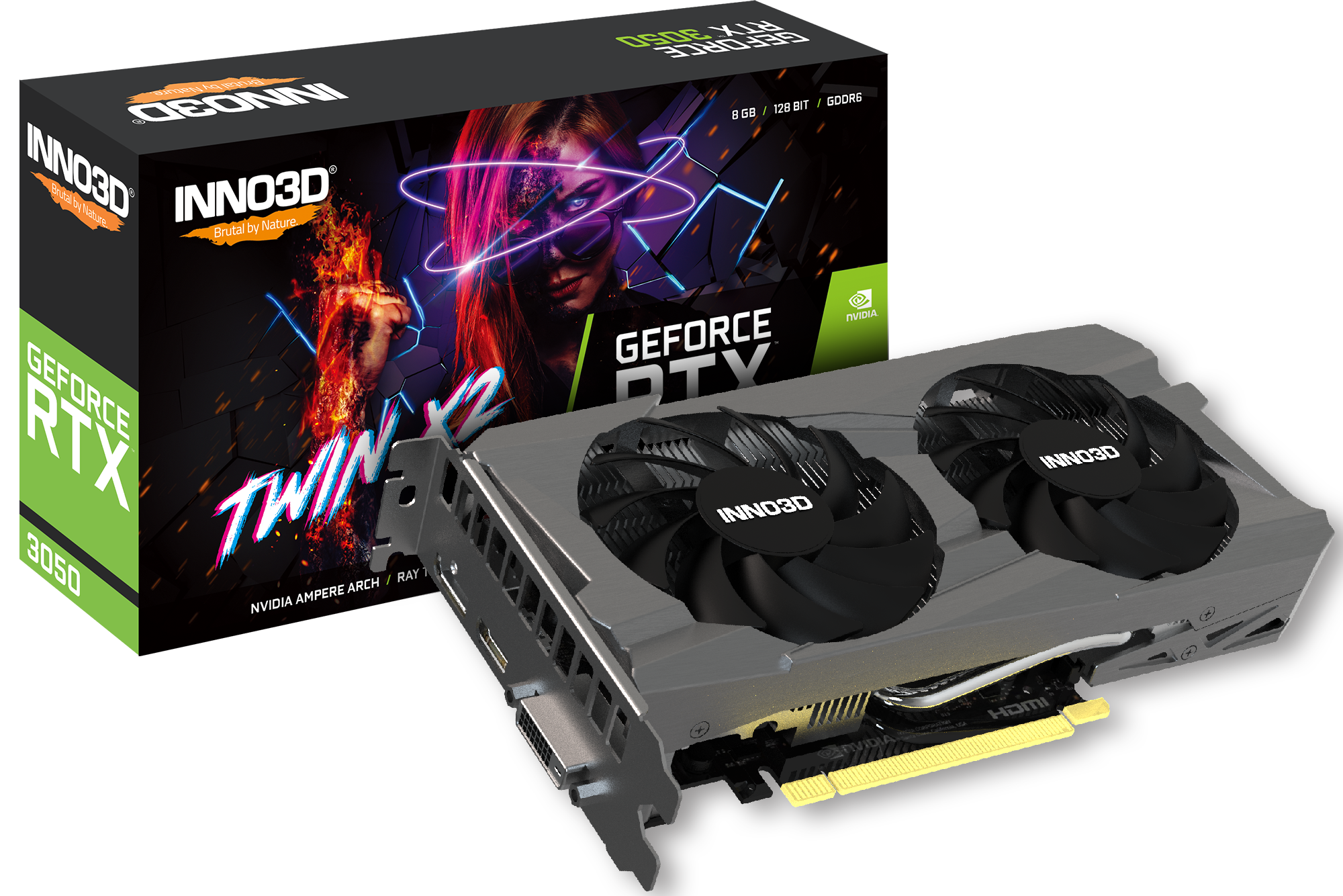 INNO3D GEFORCE RTX™ 3050 TWIN X2 | INNO3D - GRAPHICS CARDS