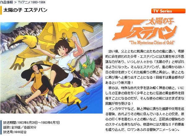 80年代の日仏アニメ「太陽の子エステバン」がWii Uと3DSで今秋ゲーム化