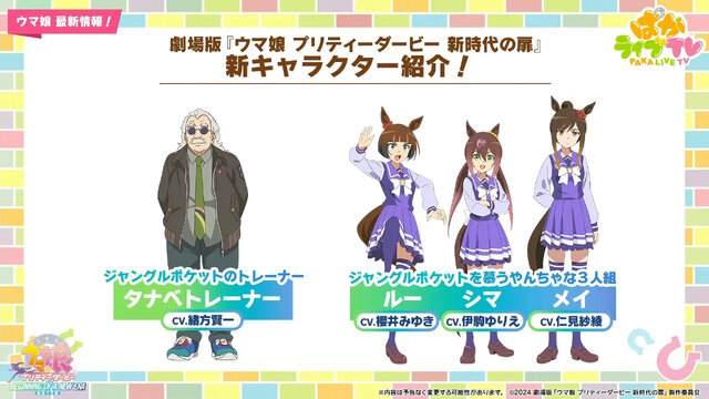 劇場版『ウマ娘 新時代の扉』完成披露プレミアが開催決定！入場者特典