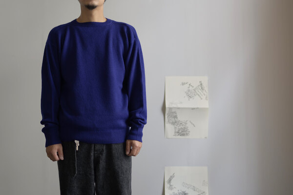 COMOLI / ラムズウール ガンジーネックニット(sold) | INSIDE MY GLASS
