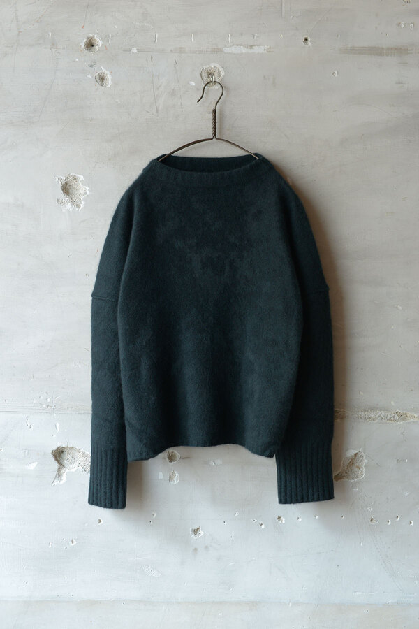 YINDIGO A M / CASHMERE GUERNSEY TOP | INSIDE MY GLASS DOORS