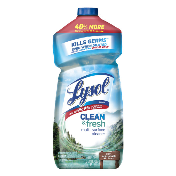 Lysol Multi-Surface Cleaner, Sanitizing and Disinfecting, Cool
