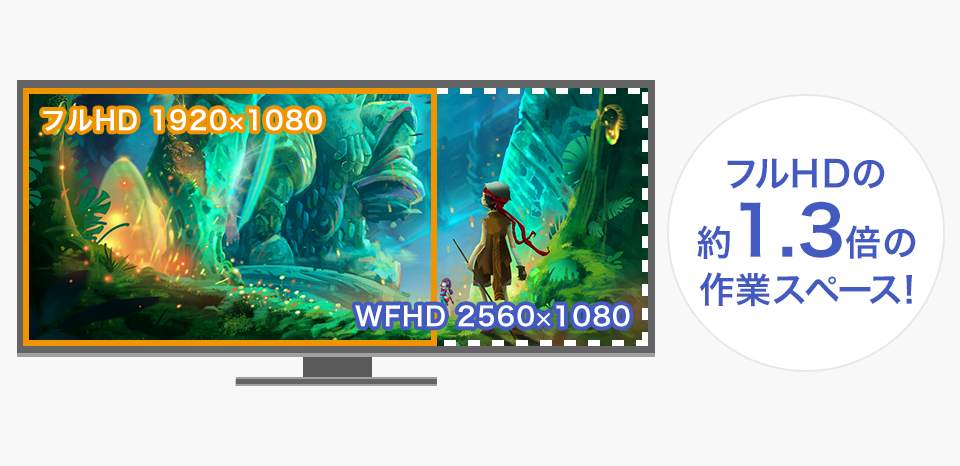 EX-LDGCWF291SDB | 広視野角ADSパネル採用＆WFHD解像度対応 29型