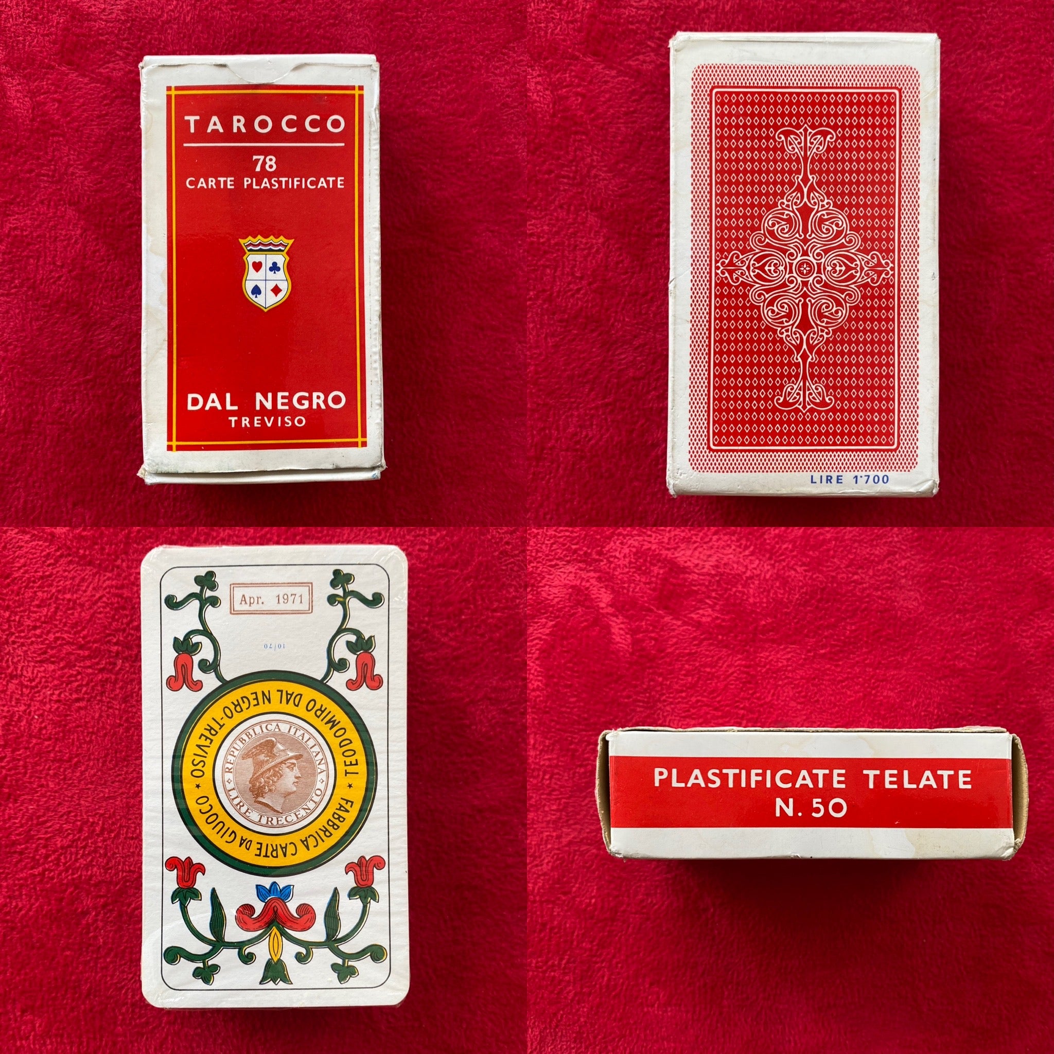 Vintage , 1971, Italian Tarot 78 playing card . NEW – Iapello Arts