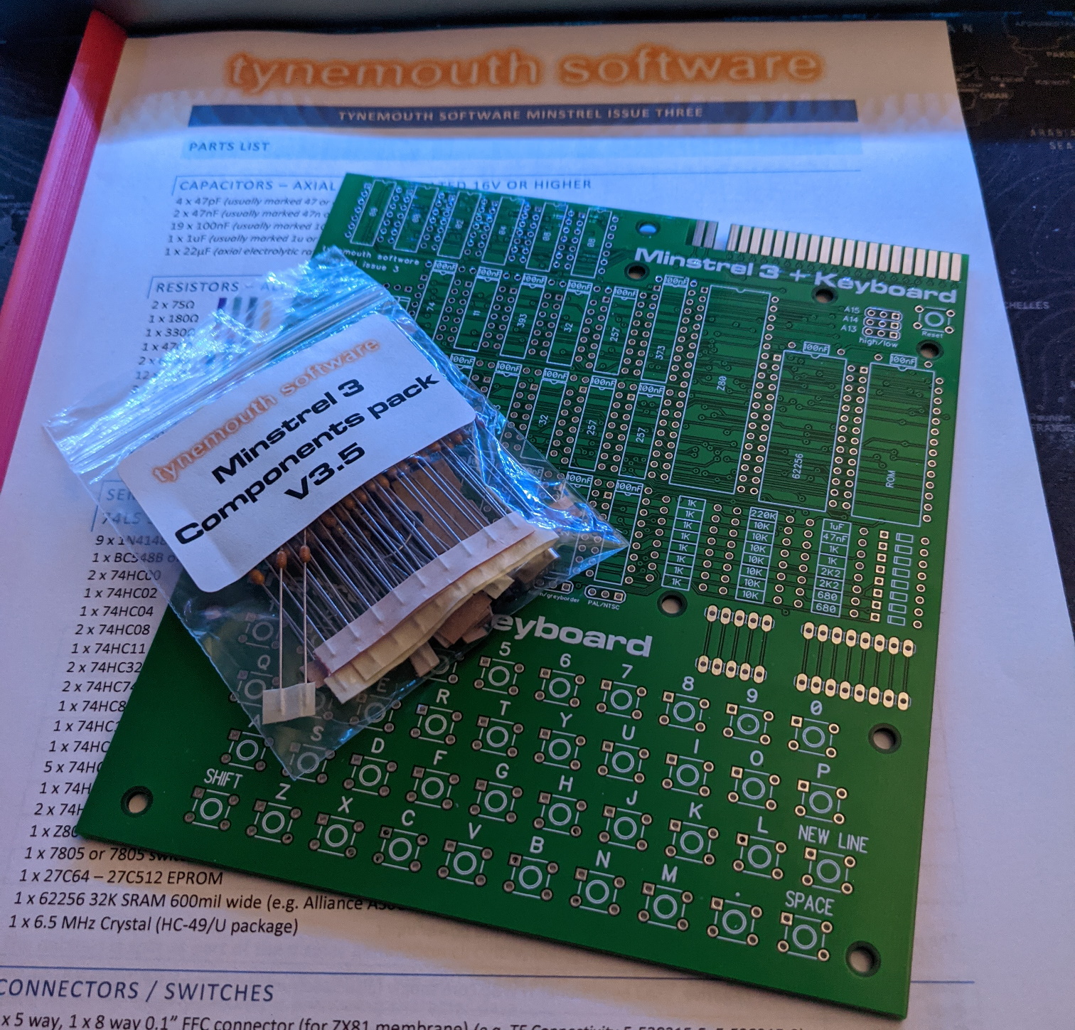 Minstrel 3 ZX81 clone build and review - PeterIs Ramblings