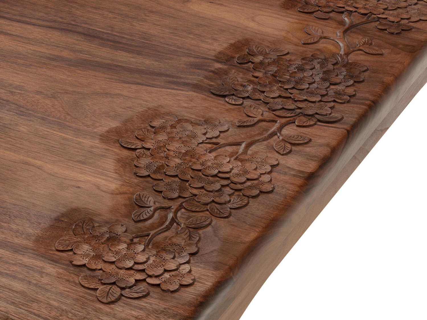 ダイニングテーブルセット 桜｜テーブル / table｜家具 | 軽井沢彫 一彫堂