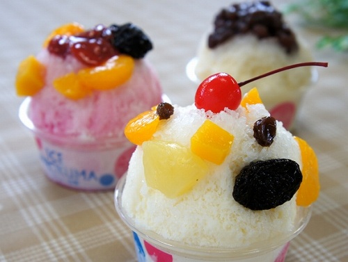 アイス天国-鹿児島県 ふんわりさくさく 雪のようなかき氷 しろくま