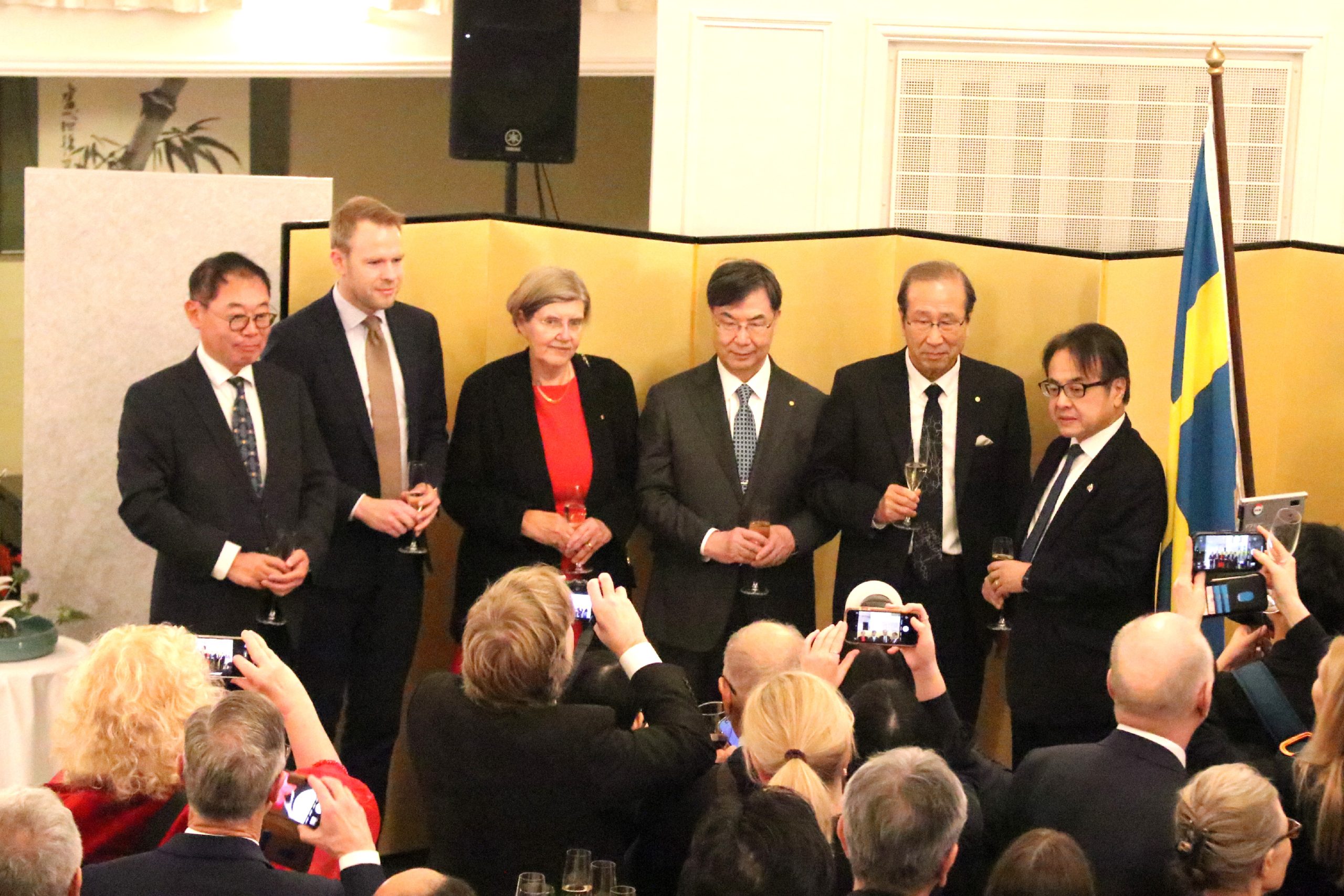 ノーベルウィーク】駐スウェーデン日本国大使公邸にてノーベル賞受賞