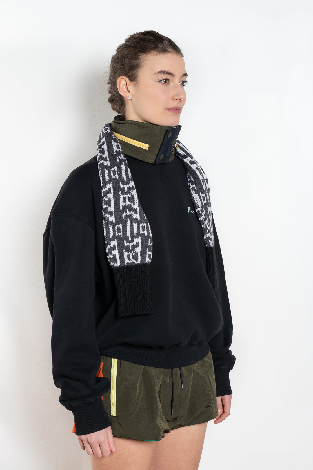 MERYLL ROGGE Hood & Scarf Turtleneck I ICON