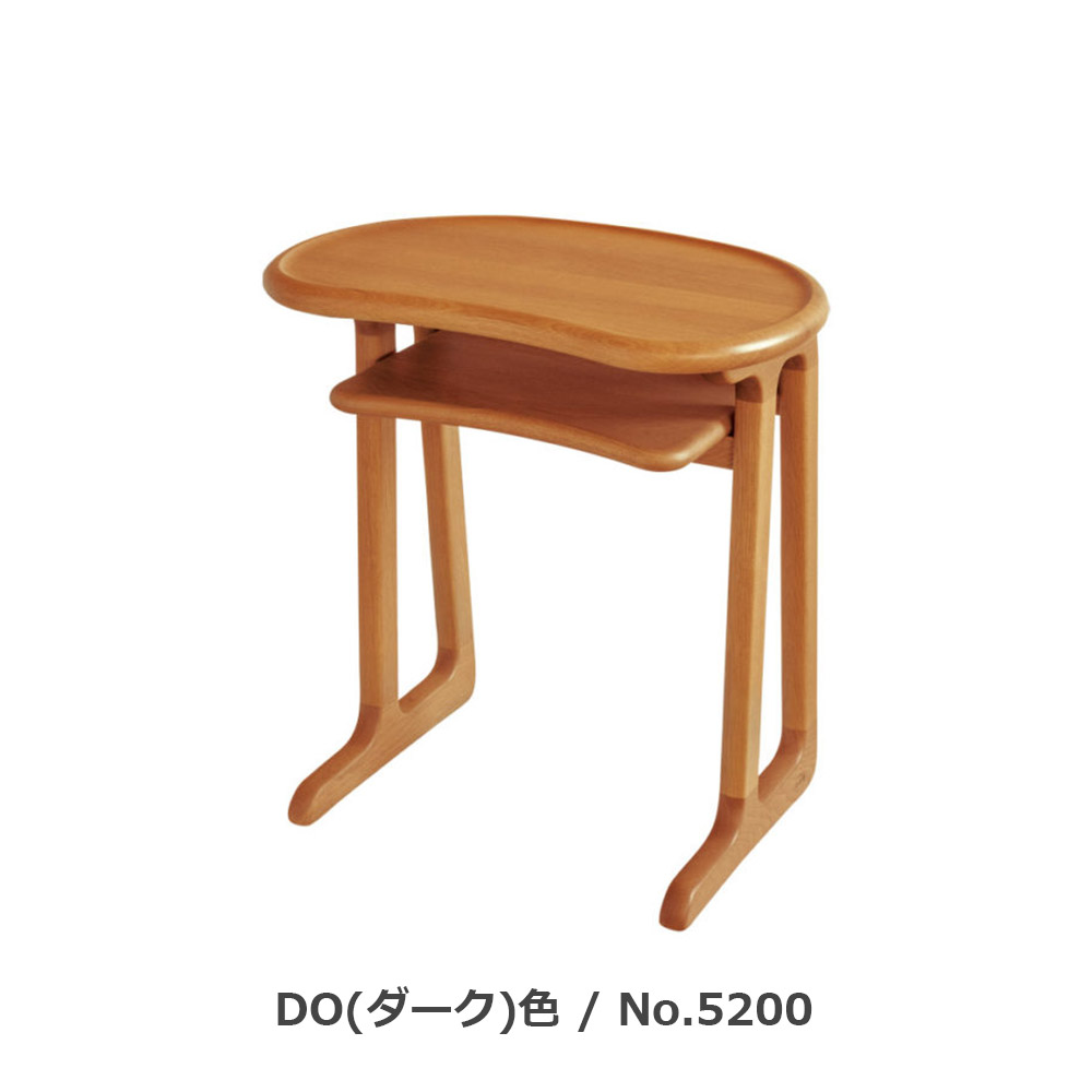 浜本工芸 サイドテーブル「No.5200・5204・5208」オーク材 全3色［No