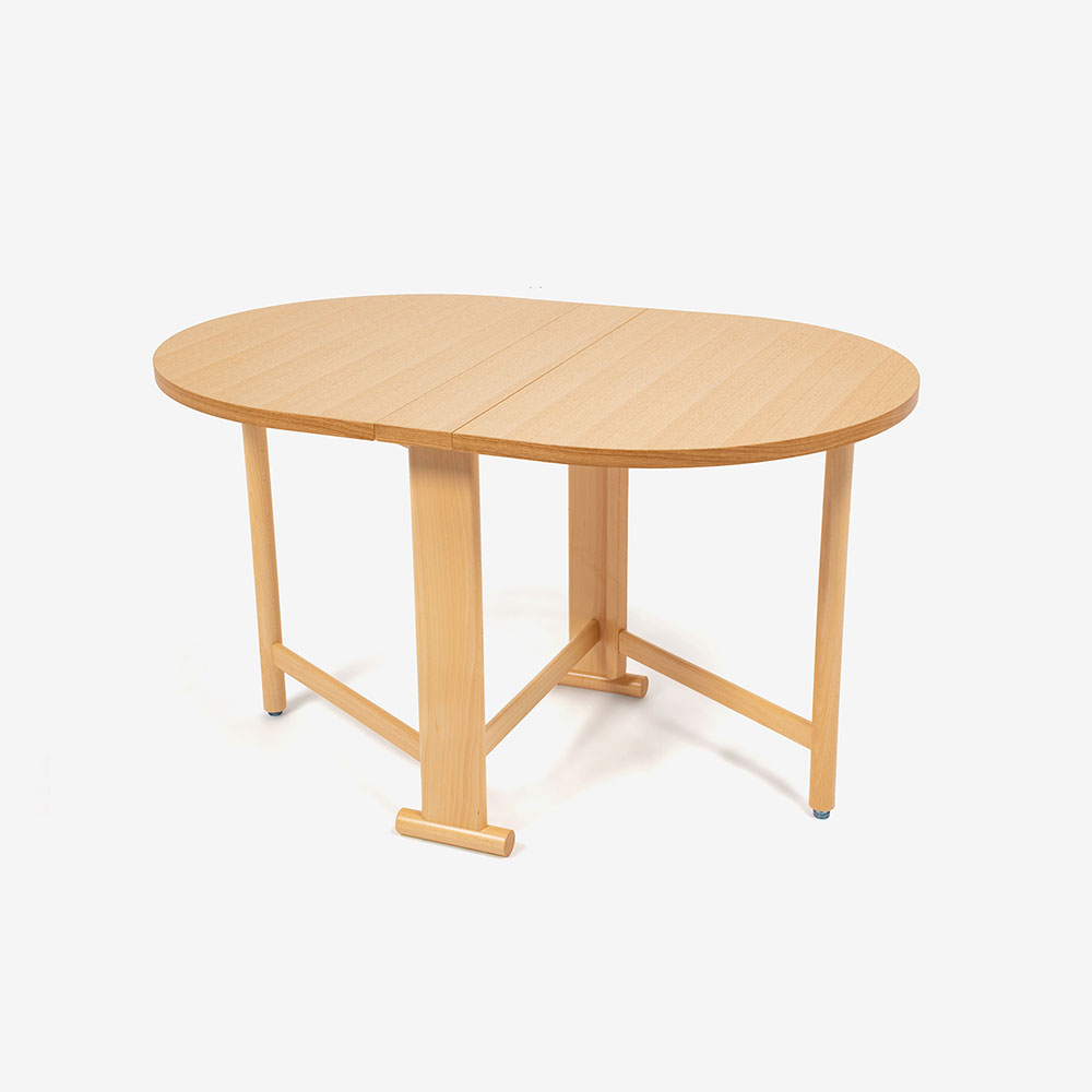 秋田木工 バタフライテーブル 「T-541」 ナラ材/ナチュラル色 | 【公式