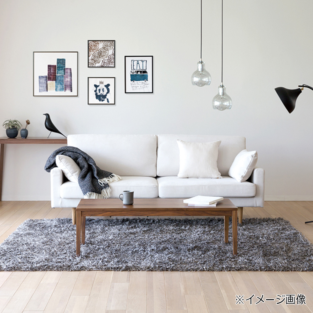 ソファ「レオ」3人掛け 幅195cm #5アイボリー色 脚部全2色 | 【公式