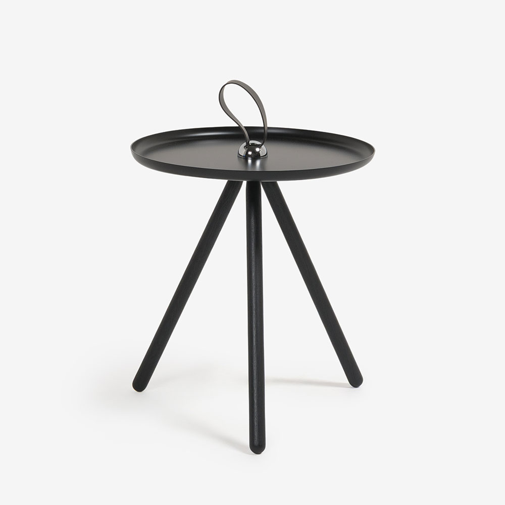 ROLF BENZ（ロルフベンツ）サイドテーブル「973」丸40cm スチール天板